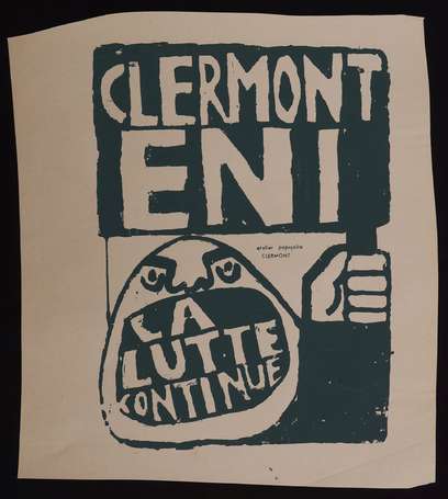 MAI 68 - La lutte continue - ENI Clermont - 