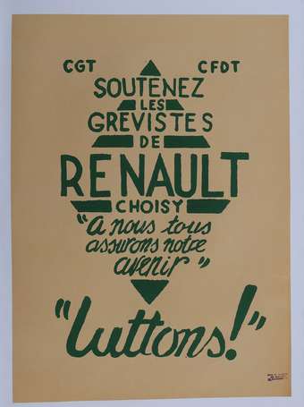 MAI 68 - Soutenez les grévistes de Renault Choisy 