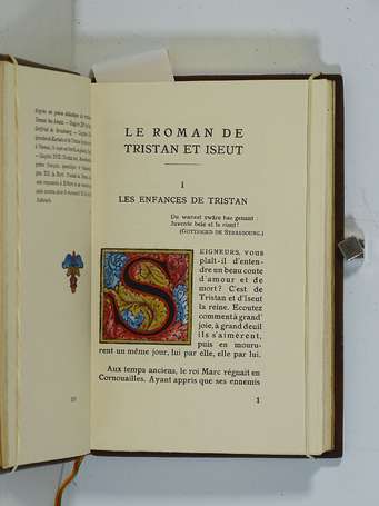 BÉDIER (Joseph) - Le roman de Tristan et Iseut 