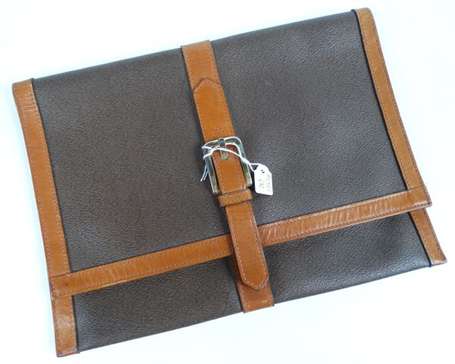 Lancel - Pochette porte-documents vintage avec 