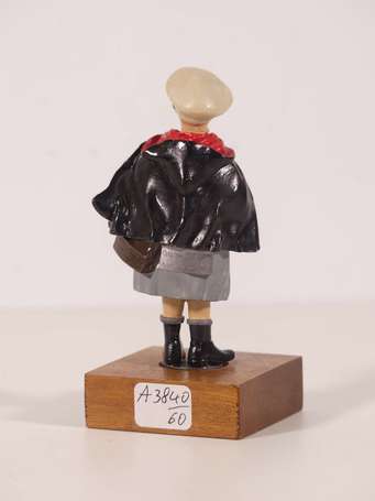 LU/Lefèvre-Utile - Le petit écolier. Figurine en 