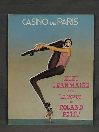 Programme du Casino de Paris - illustrateur Goude 