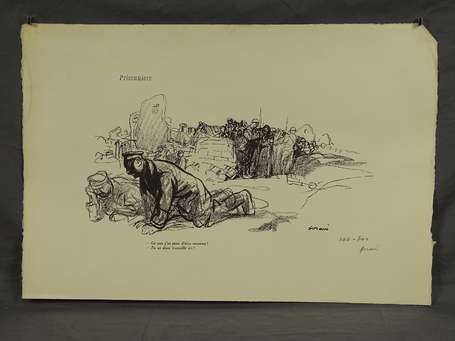 Gravure & Lithographie - Militaria - WW1 Guerre 