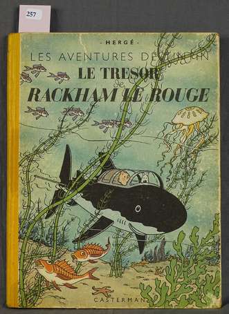 Tintin - Le Trésor de Rackham le Rouge - 1ère 