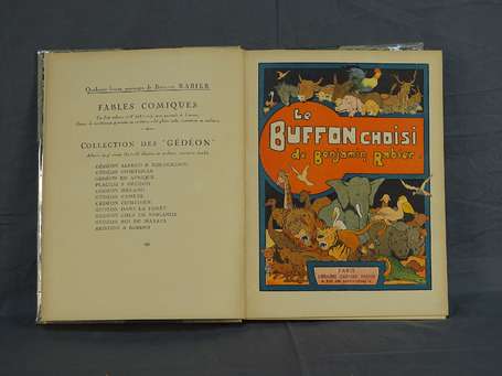 Rabier - Le Buffon choisi en édition de 1932 en 