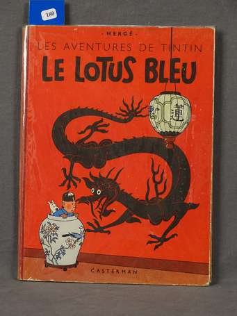 Hergé : Tintin ; Le Lotus bleu en édition 