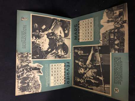 Scoutisme - Calendrier des Scouts de France 1946 ,