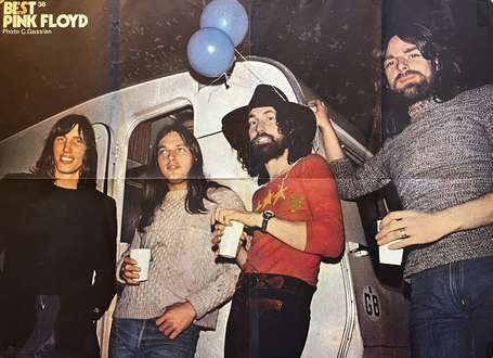 MUSIQUE - « PINK FLOYD » - Affiche du groupe. 