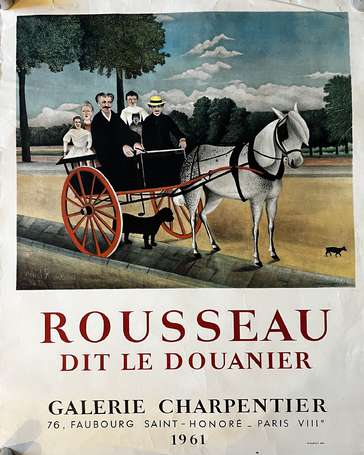 ROUSSEAU dit le Douanier - Affiche illustrée pour 