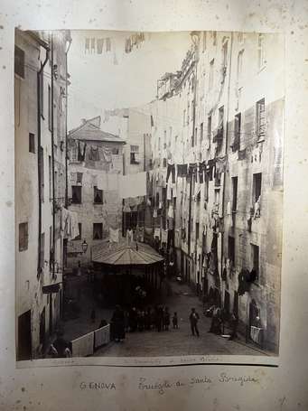 Italie - Album XIXème de 70 photographies 