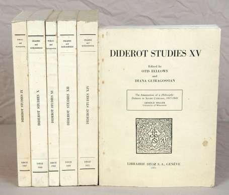 (Diderot)  Diderot Studies . Edited by Otis 