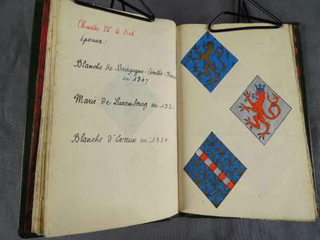 Livre des armoiries , manuscrit armorial 