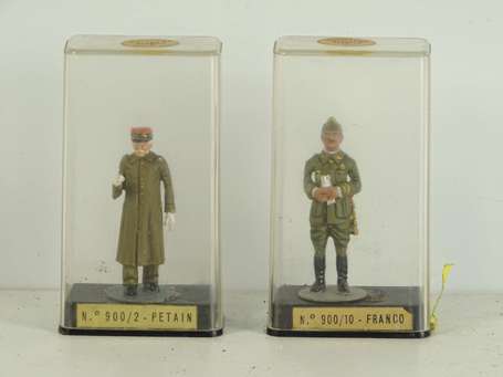 FR2GM - Pétain - Deux figurines Aylmer , Franco et