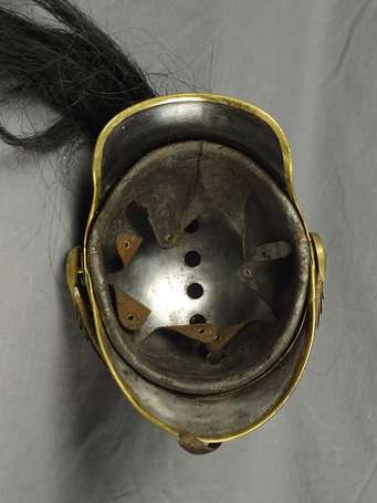 Casque de chasseur à cheval, bel état