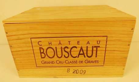 6 Bts Chateau Bouscaut blanc 2009. GCC graves cbo