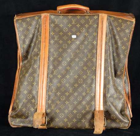 Porte- habit Vuitton en toile Monogramme et cuir 