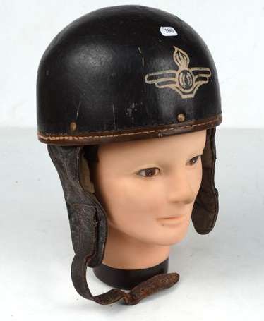 Casque de moto  , insigne armée de l'air  , 