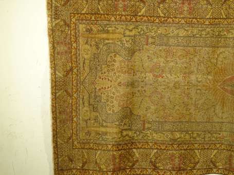 Tapis turc (chaîne, trame et velours en laine), 