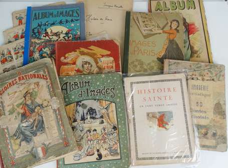 Lot d'albums d'imageries d'Epinal, imagerie 