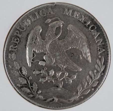 Mexique. Pièce de  8 reales en argent 1888CA. 