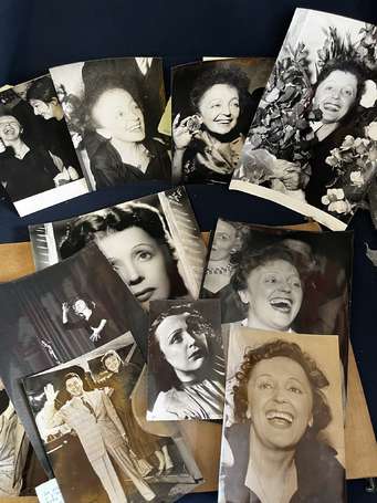 Edith PIAF ( 1915 - 1963 ) - RARE ensemble de 15 