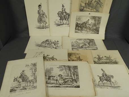 Gravure & Lithographie - Suite de 17 Lithographies