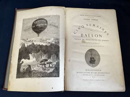 « Jules Verne , Cinq Semaines en Ballon » - Chez 