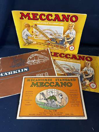 Jeux et Jouets - 4 Catalogues anciens Meccano et 