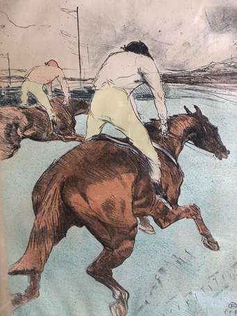 Toulouse LAUTREC - Lithographie représentant une 