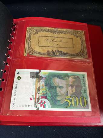 Monnaie - En album , Collection de 30 billets de 