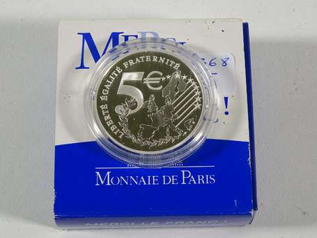 Monnaie de Paris Pièce de 5 euros en argent avec 