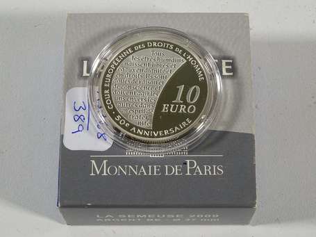 Monnaie de Paris Pièce de 10 euros en argent Année