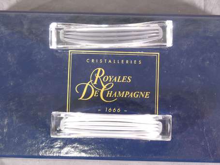 CRISTALLERIES ROYALES DE CHAMPAGNE - Lot de 12 