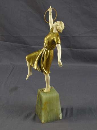 ALLIOT Lucien (1877-1967) Danseuse au cerceau 