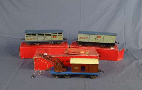 Hornby O - Lot de 3 wagons , de secours 