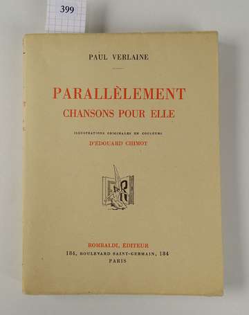 VERLAINE (Paul) - Parallèlement. Chansons pour 