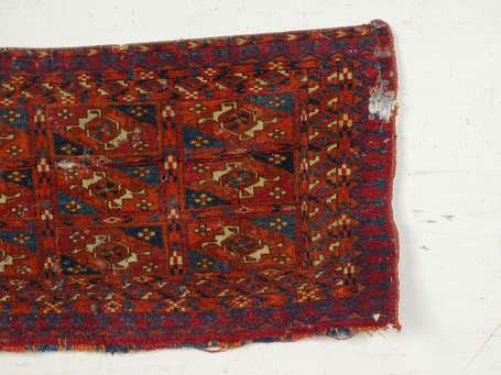 Tapis Turkmène (chaîne, trame et velours en 