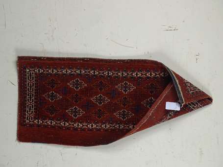 Tapis Turkmène (chaîne, trame et velours en 