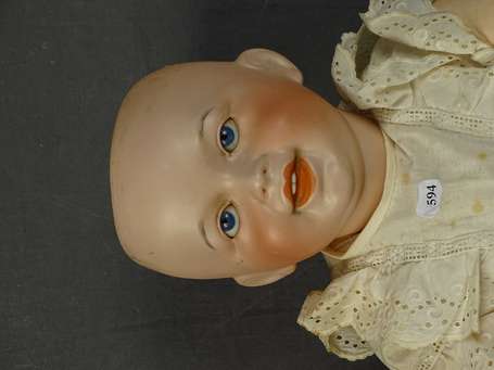 France-SFBJ-Bébé tête porcelaine 