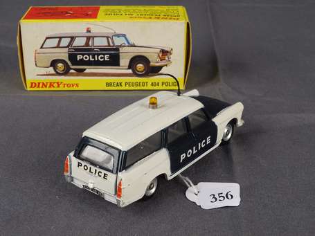 Dinky toys -  Peugeot 404 Break Police - neuf en 