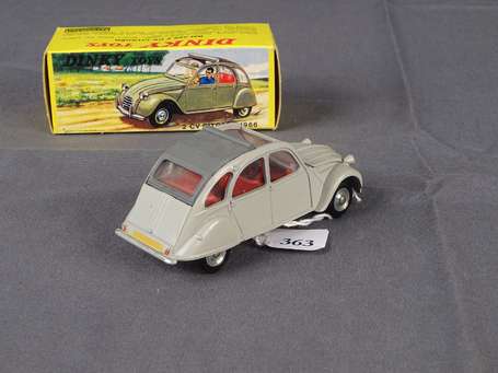 Dinky toys - Citroen 2 CH 1966 , couleur gris - 