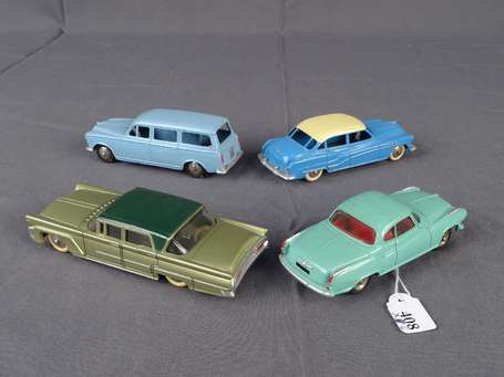 Dinky toys - 4 véhicules - Isabella, Lincoln, 