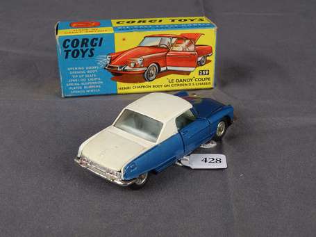 Corgi toys - Citroen DS  Dandy, couleur bleu, avec