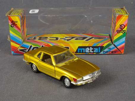 Norev jet car métal - Mercedes 350 sl, couleur or 