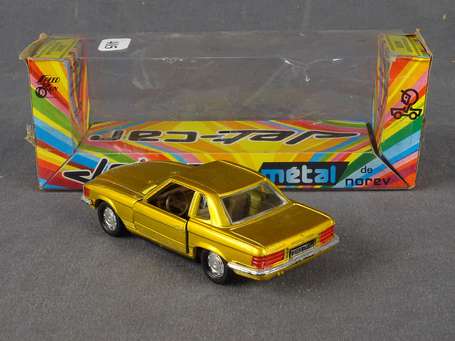 Norev jet car métal - Mercedes 350 sl, couleur or 