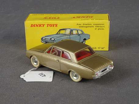 Dinky toys France - Ford Taunus 17M, couleur or, 