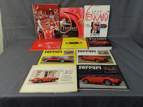 10 livres sur Ferrari dont Enzo Ferrari le mythe