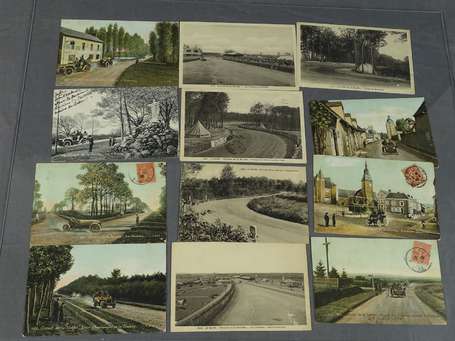 24 H du Mans - 37 cartes postales anciennes du 