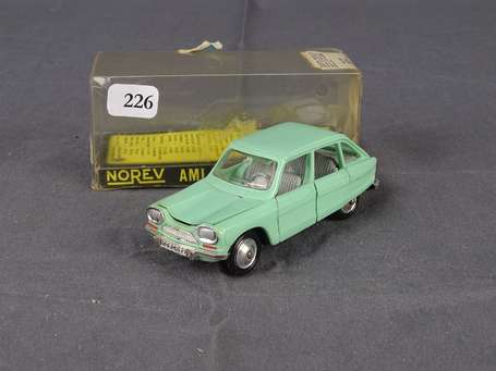 Norev - Citroen Ami 8, couvert bleu vert, neuf en 