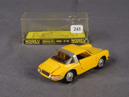 Norev - Porche 911 Targa , jaune orangé, neuf en 